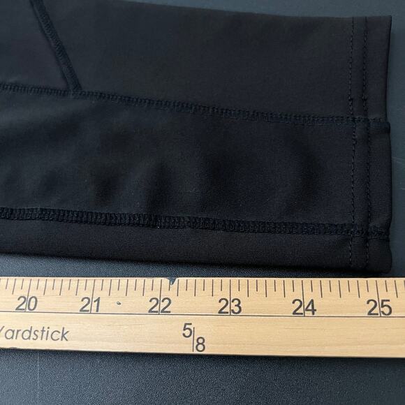 Pop Fit Athleisure Stretch Black Leggings Side Pockets | Women's Plus Size 2XL - Picture 9 of 10